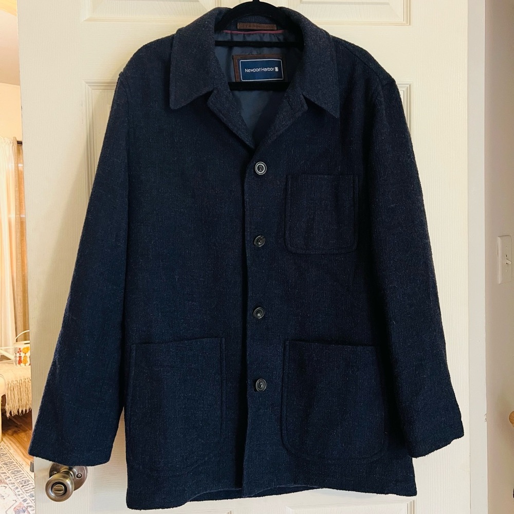 Newport Harbor Navy Lightweight Shirt Jacket